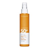 150ML Clarins CRÈME SOLAIRE CORPS Lait-en-Spray Solaire Corps UVA/UVB 50+  1 of 2 