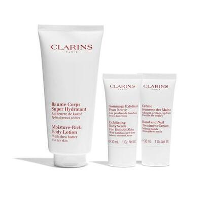  Clarins BAUME CORPS SUPER HYDRATANT Coffret baume corps super hydratant  1 of 4 