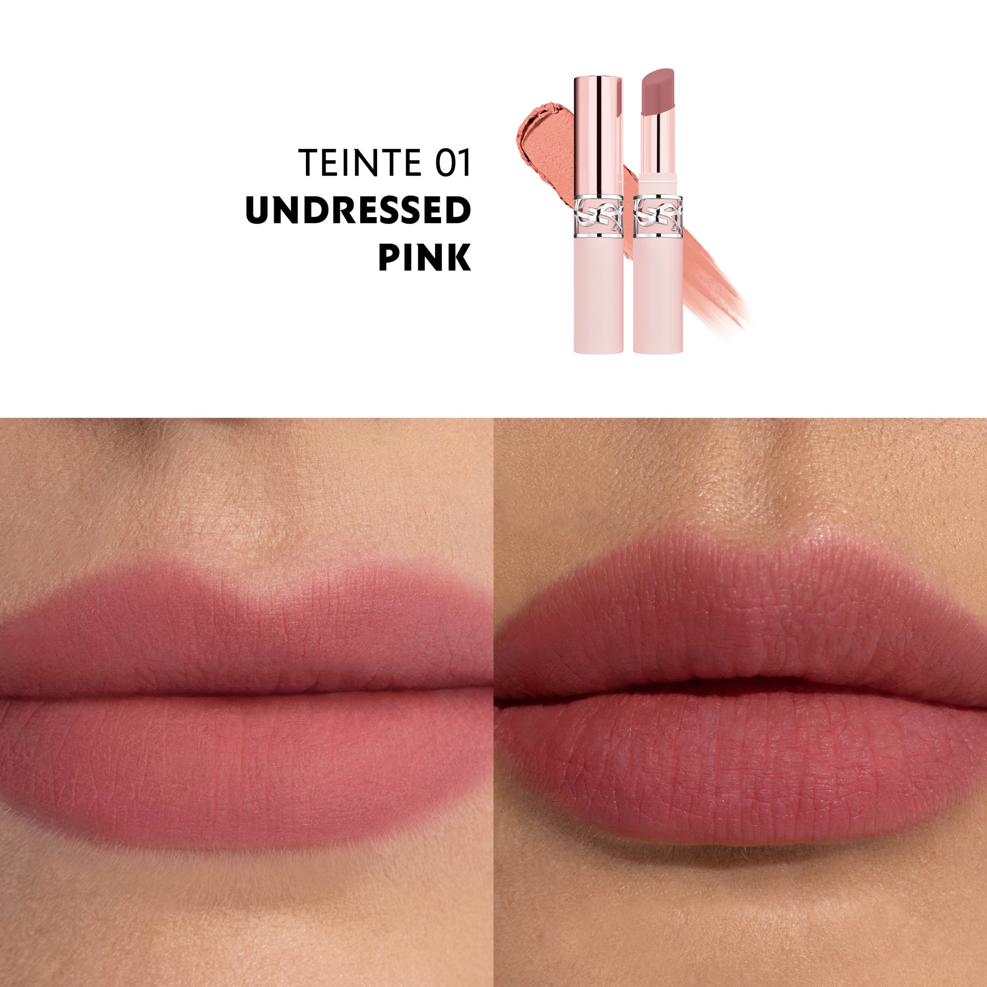 Rouge à lèvres mat effet floutant longue durée 01