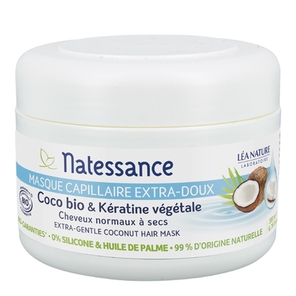 200ML Natessance COCO BIO & KERATINE VEGETALE Masque capillaire extra-doux  1 of 1 