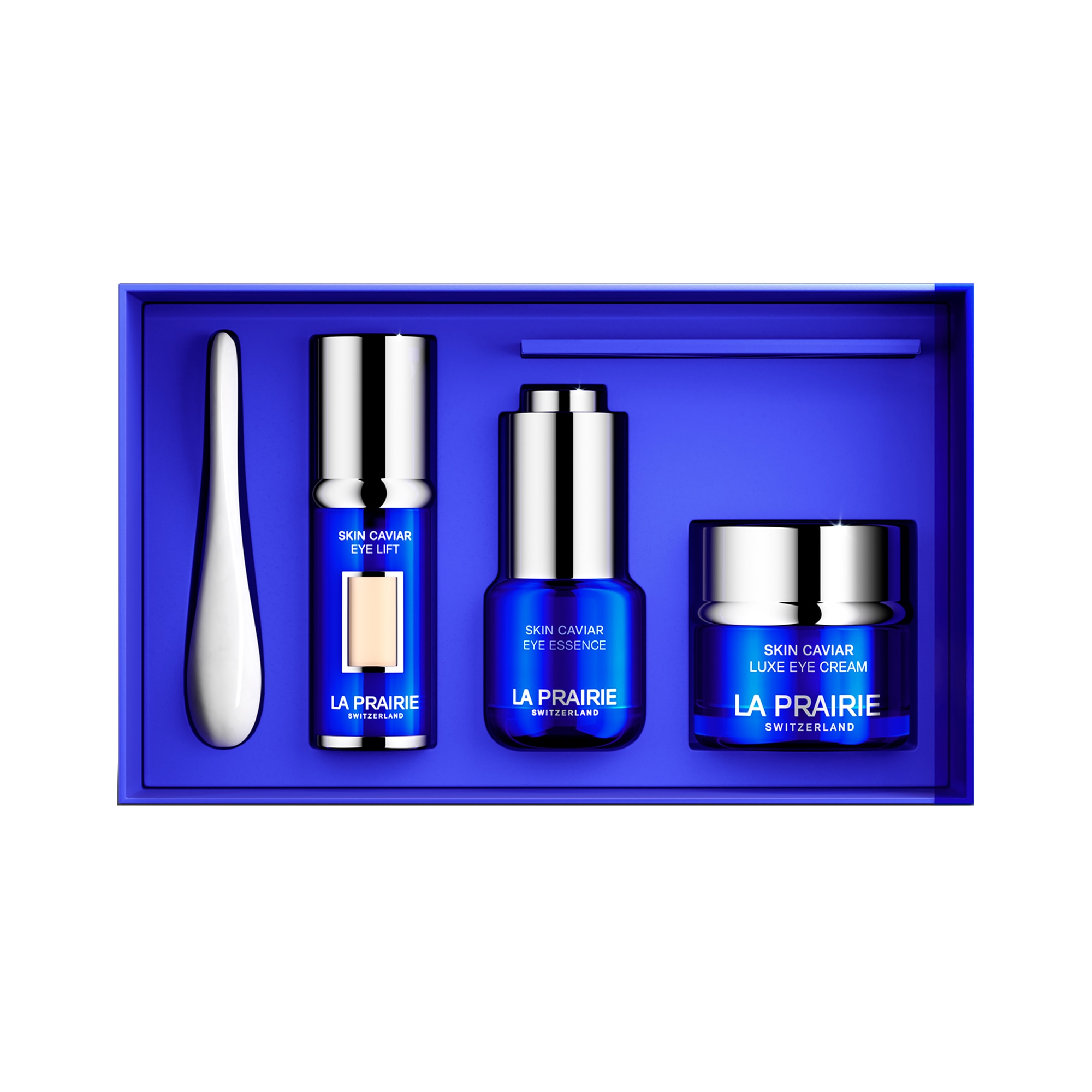La Prairie - Skin Caviar - Coffret - Essence Yeux + Lift Regard + Crème Yeux + Outil De Massage - 33ml
