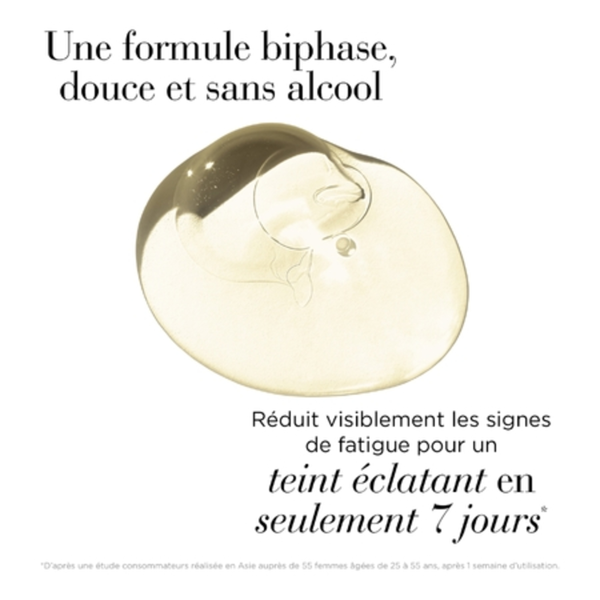 Lotion infusée bi-phase tonifiante et hydratante