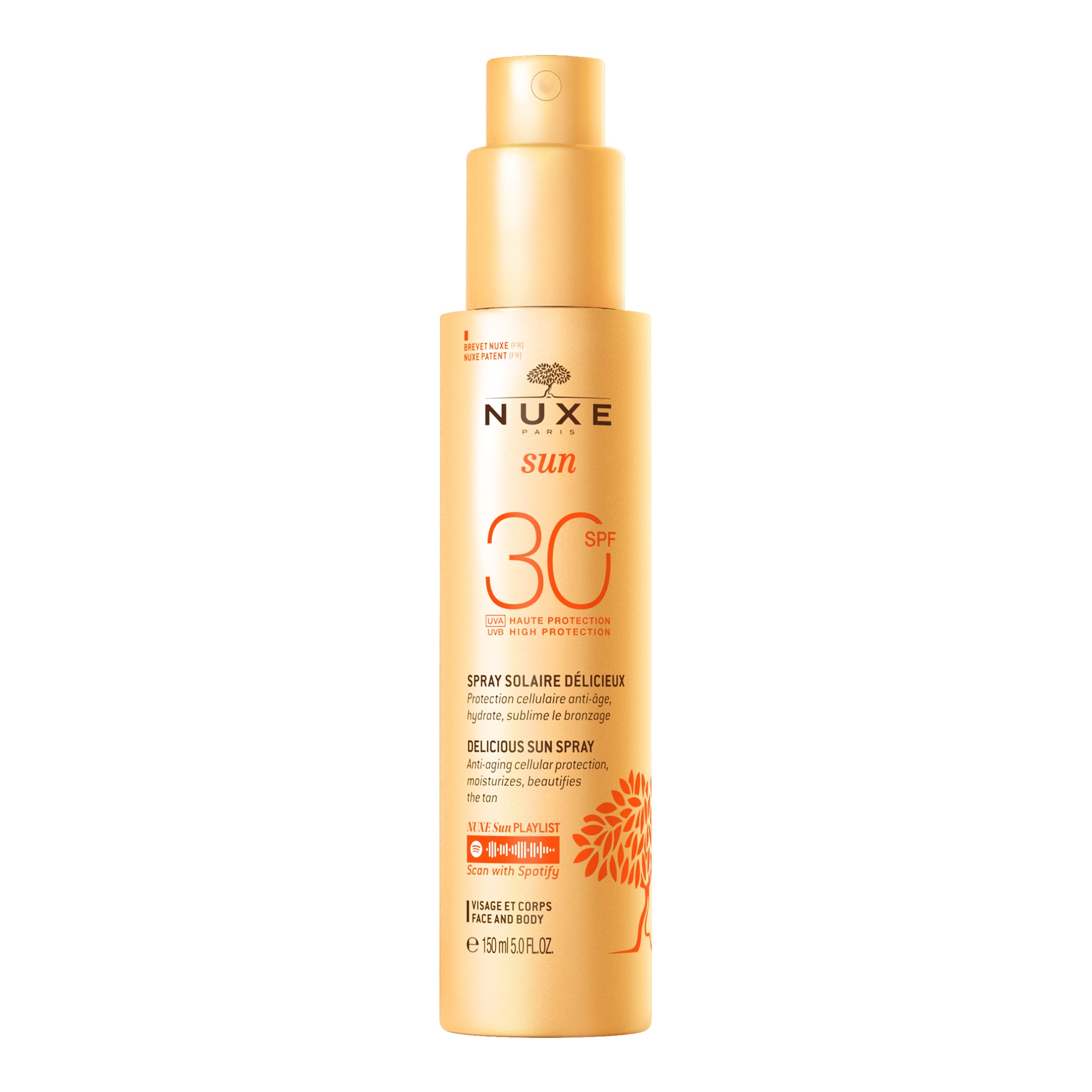 Nuxe - Nuxe Sun - Spray Fondant Visage & Corps Haute Protection Spf30 - 150ml