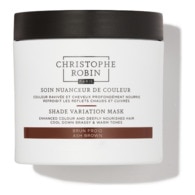 250ml CHRISTOPHE ROBIN SOIN NUANCEUR DE COULEUR Masque raviveur de brun froid 1 of 2