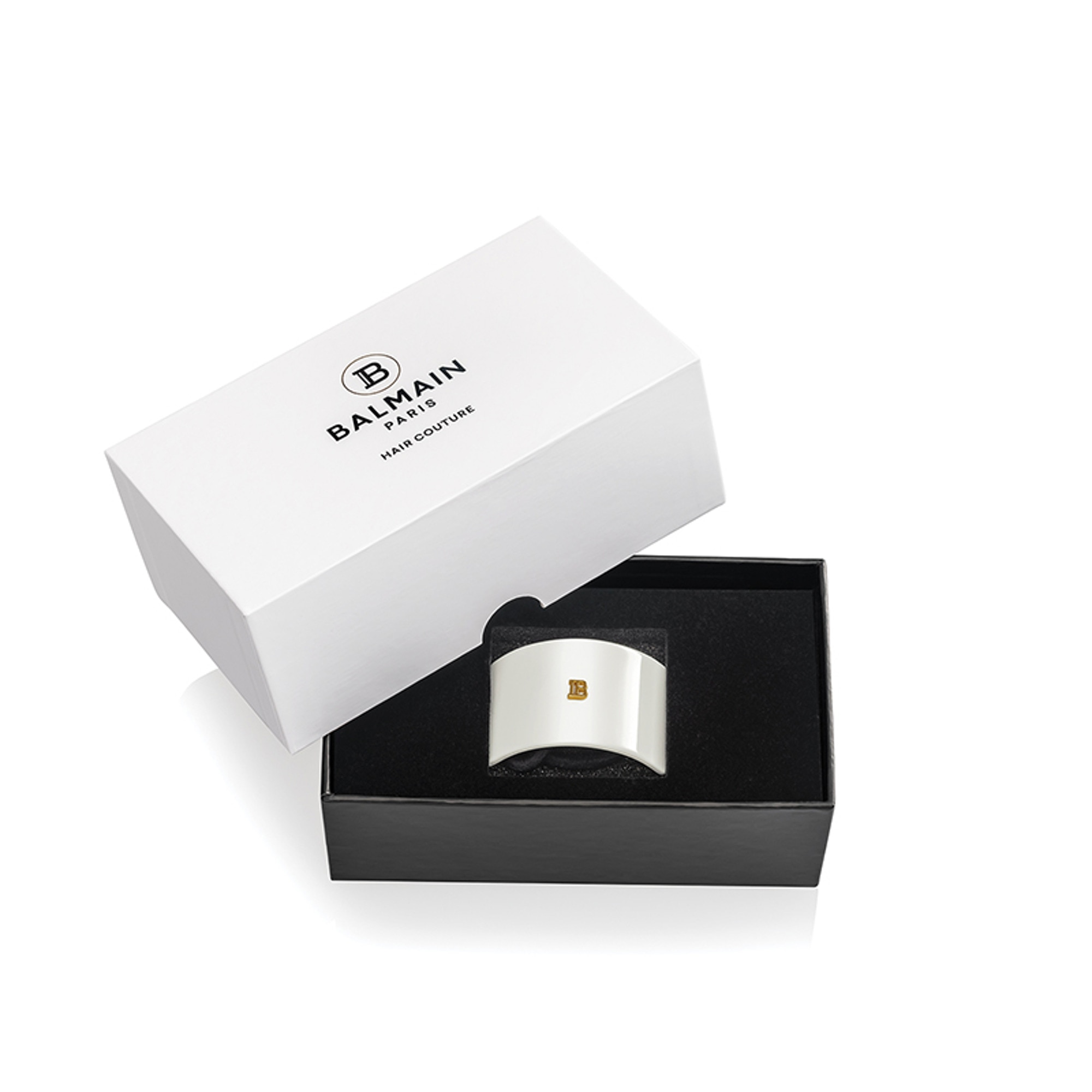 Elastique blanc pour cheveux