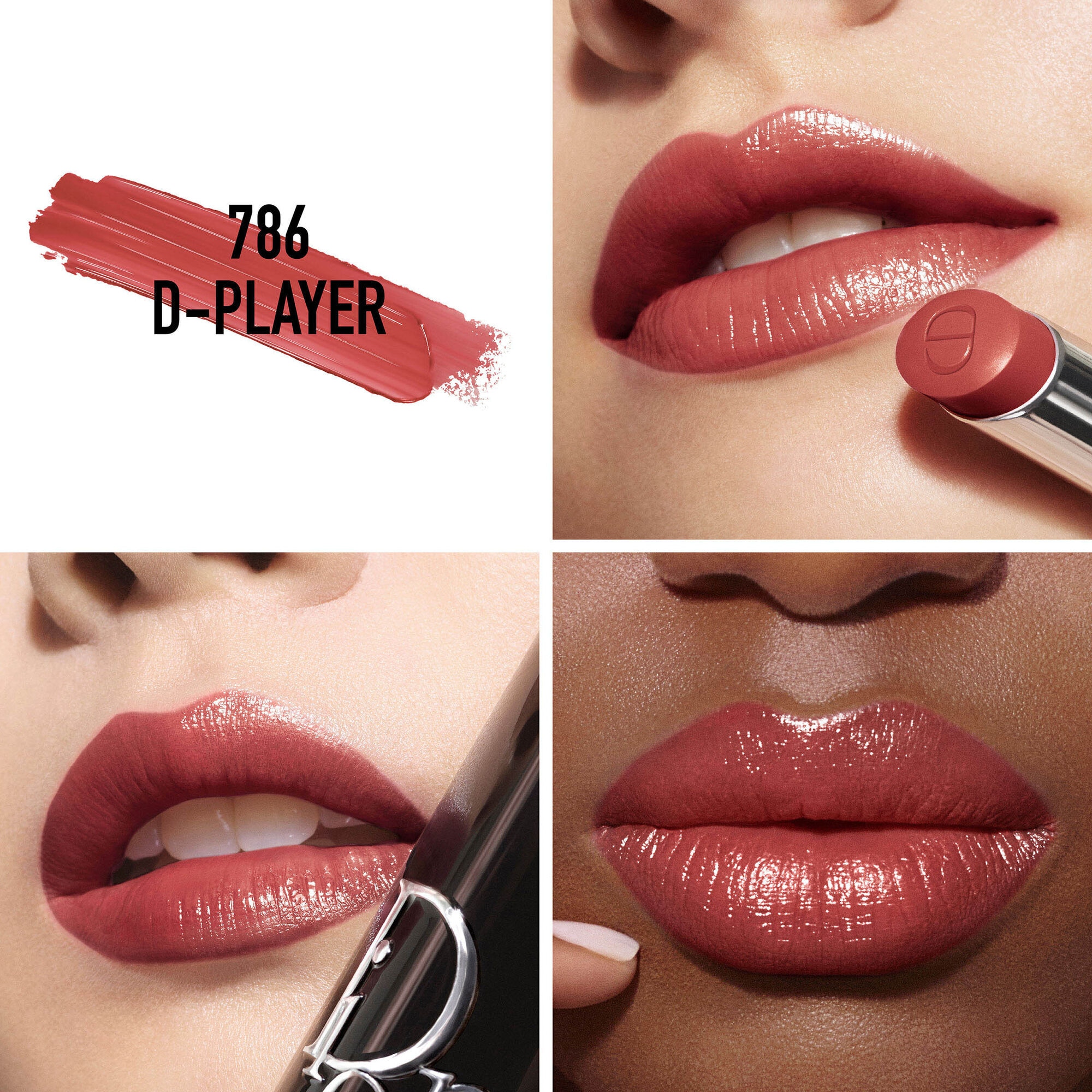 DIOR DIOR ADDICT Rouge à lèvres brillant - 90 % d'origine naturelle - rechargeable 1 of 4