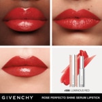 GIVENCHY ROSE PERFECTO SHINE SERUM LIPSTICK Rouge à lèvres brillant et soin 2 of 5 Rouge à lèvres brillant et soin