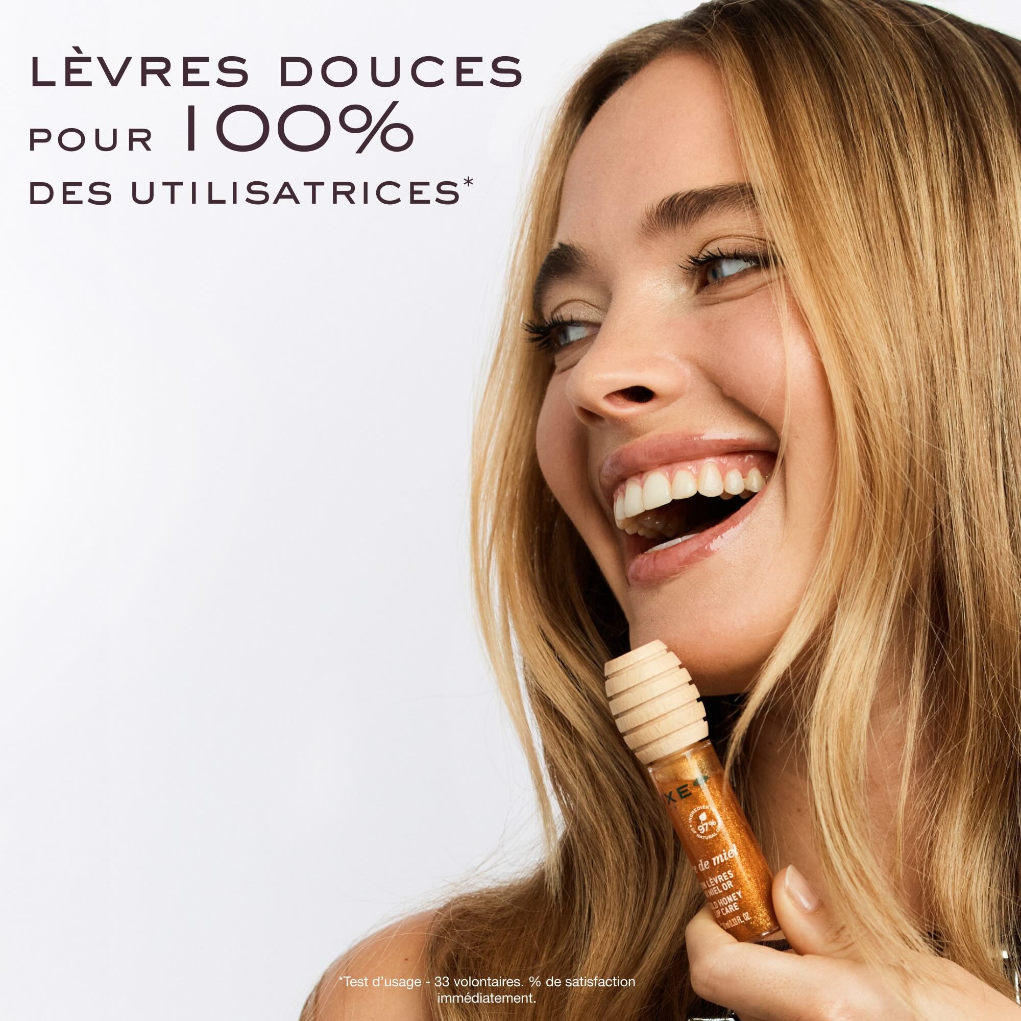  Nuxe REVE DE MIEL Soin lèvres au miel or  1 of 4 