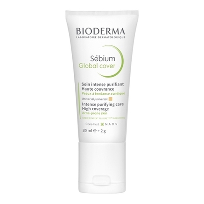 30ML BIODERMA SÉBIUM GLOBAL COVER Crème teintée peau grasse  1 of 4 