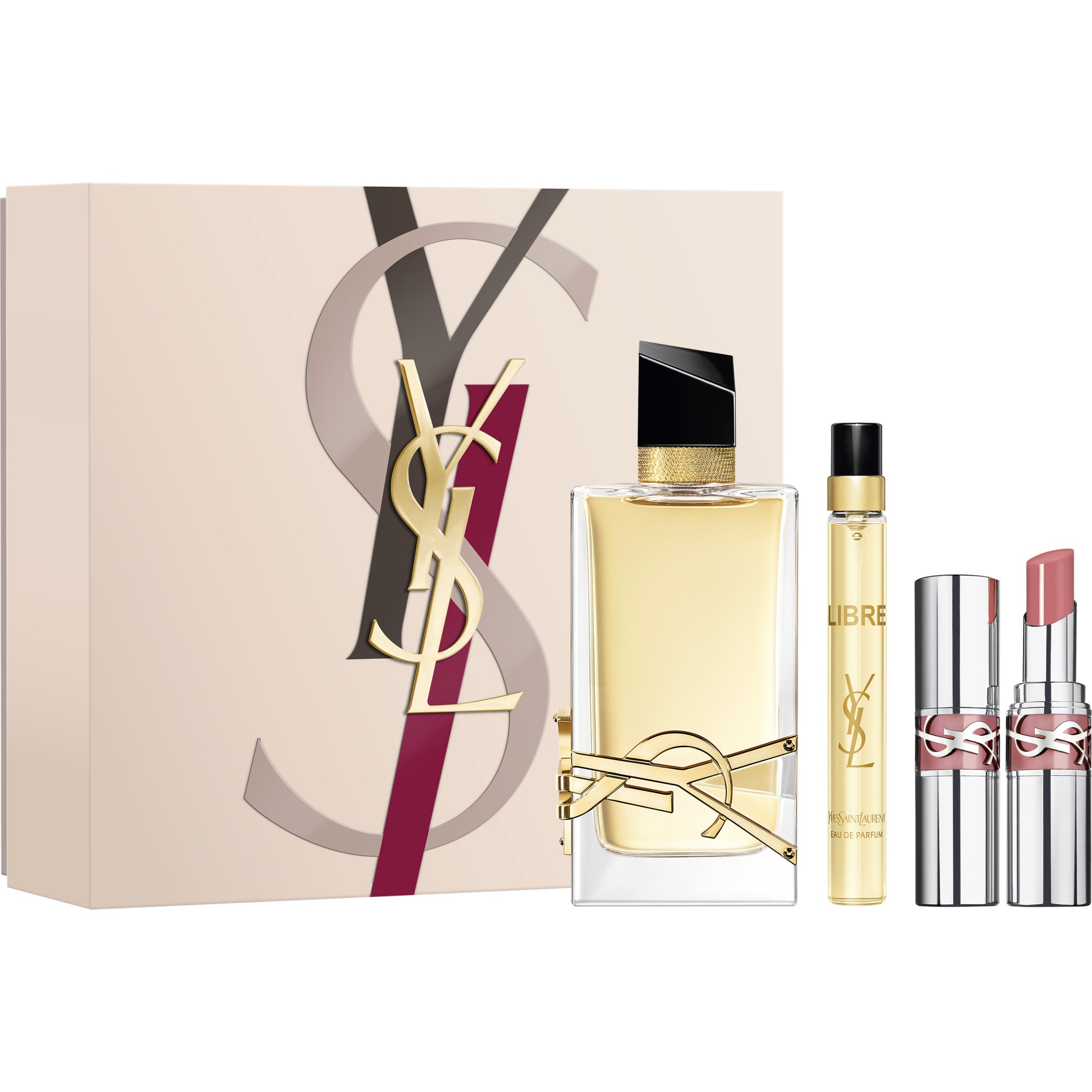 Yves Saint Laurent - Libre - Coffret - Eau De Parfum + Format Voyage + Rouge À Lèvres