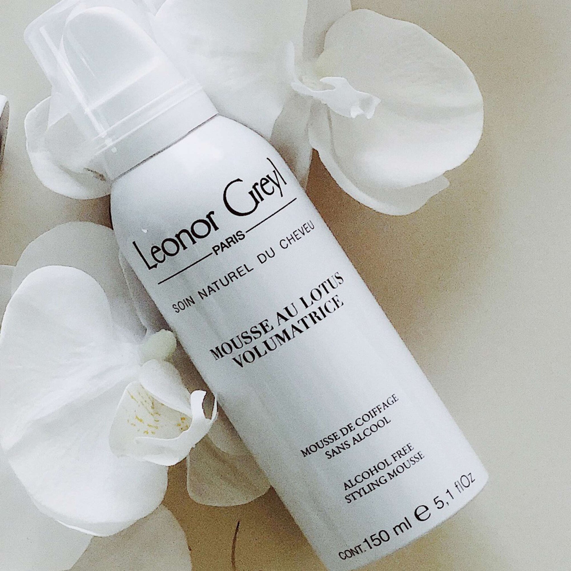 150ml Leonor Greyl MOUSSE AU LOTUS VOLUMATRICE Mousse de coiffage sans alcool 4 of 4 Mousse de coiffage sans alcool