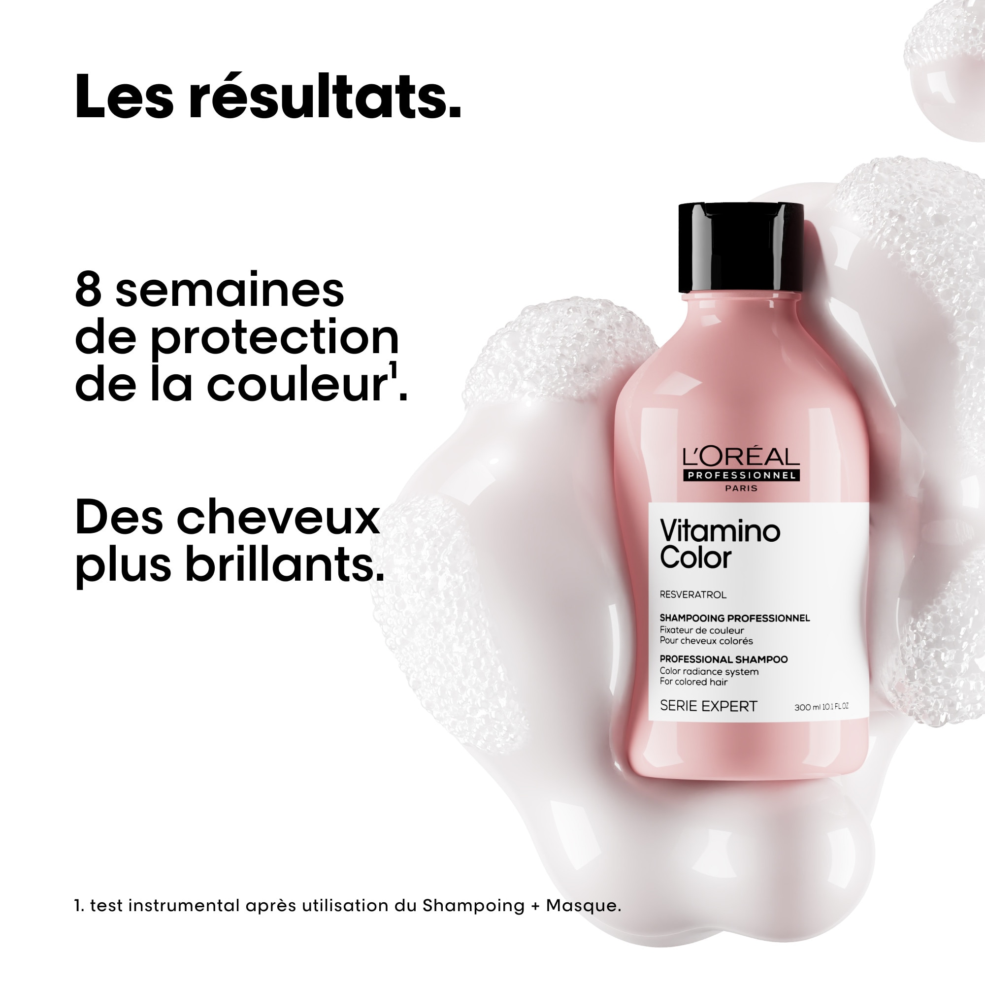 Shampoing pour cheveux colorés