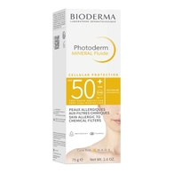 105G BIODERMA PHOTODERM MINERAL Fluide spf50+ - peaux allergiques aux filtres chimiques  1 of 2 