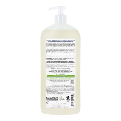 1L Natessance CAPILLAIRE BIO Shampooing douche tonifiant Verveine Citronnée  1 of 2 