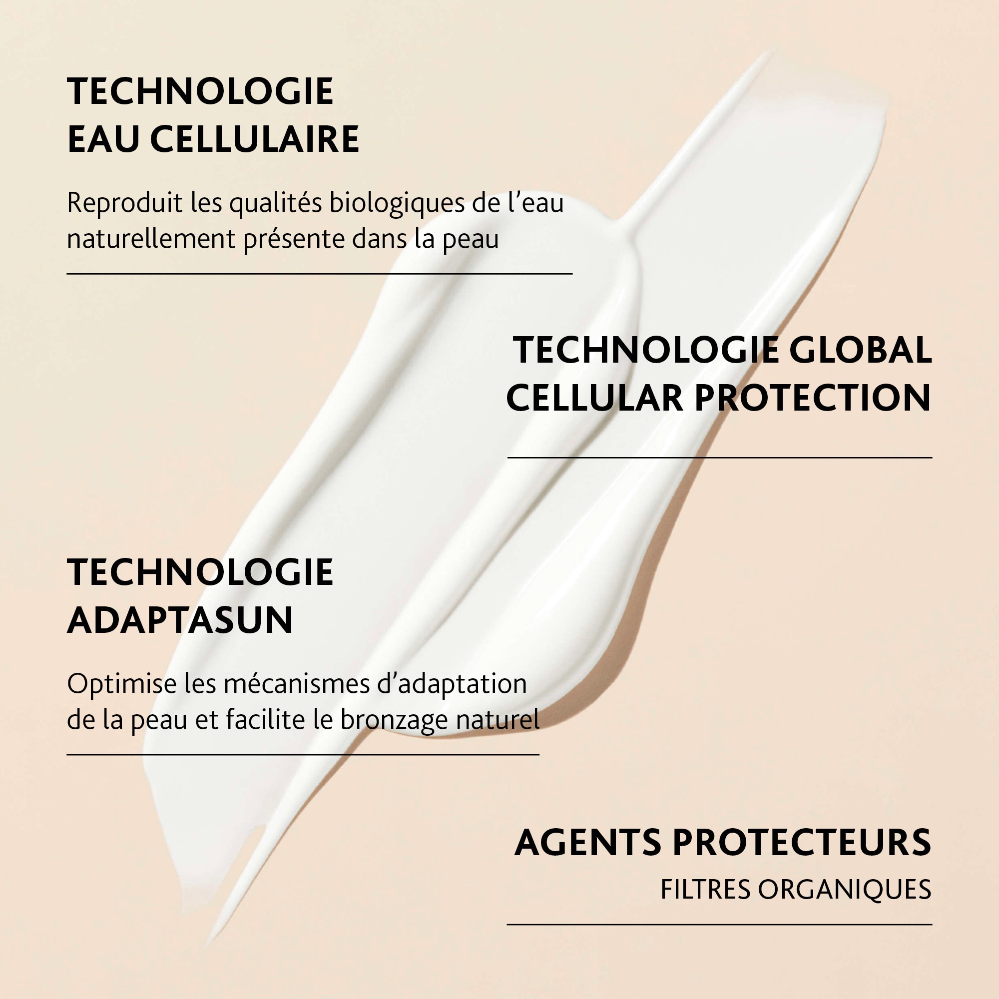 Crème solaire visage haute protection bronzant