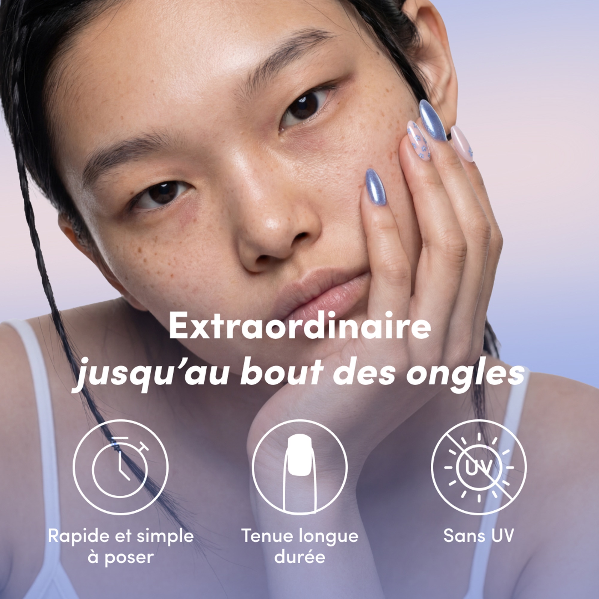 7G MERCI HANDY HANDCARE Patchs nail art namaste  1 of 4 