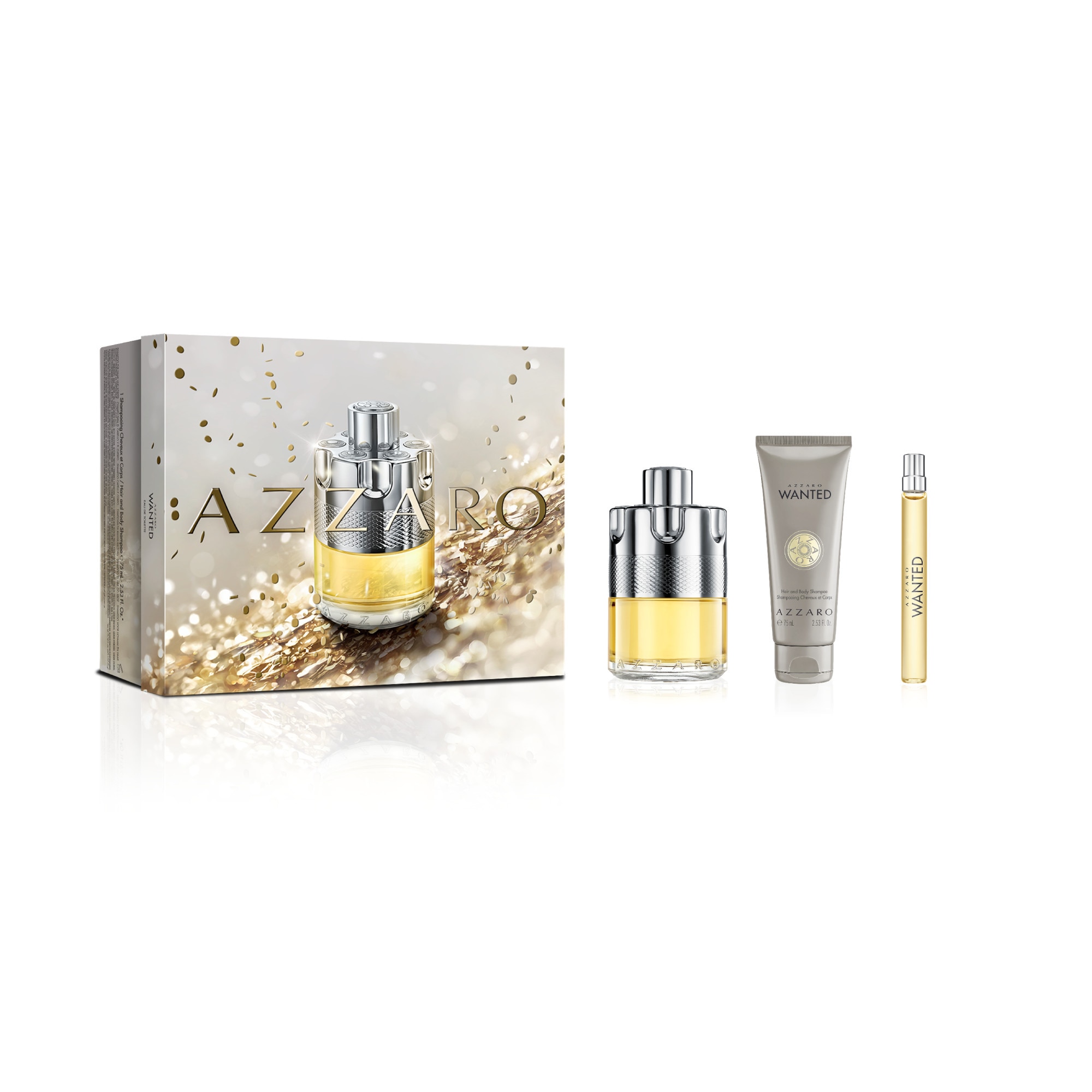 Azzaro - Wanted - Coffret - Eau De Toilette + Gel Douche Cheveux & Corps