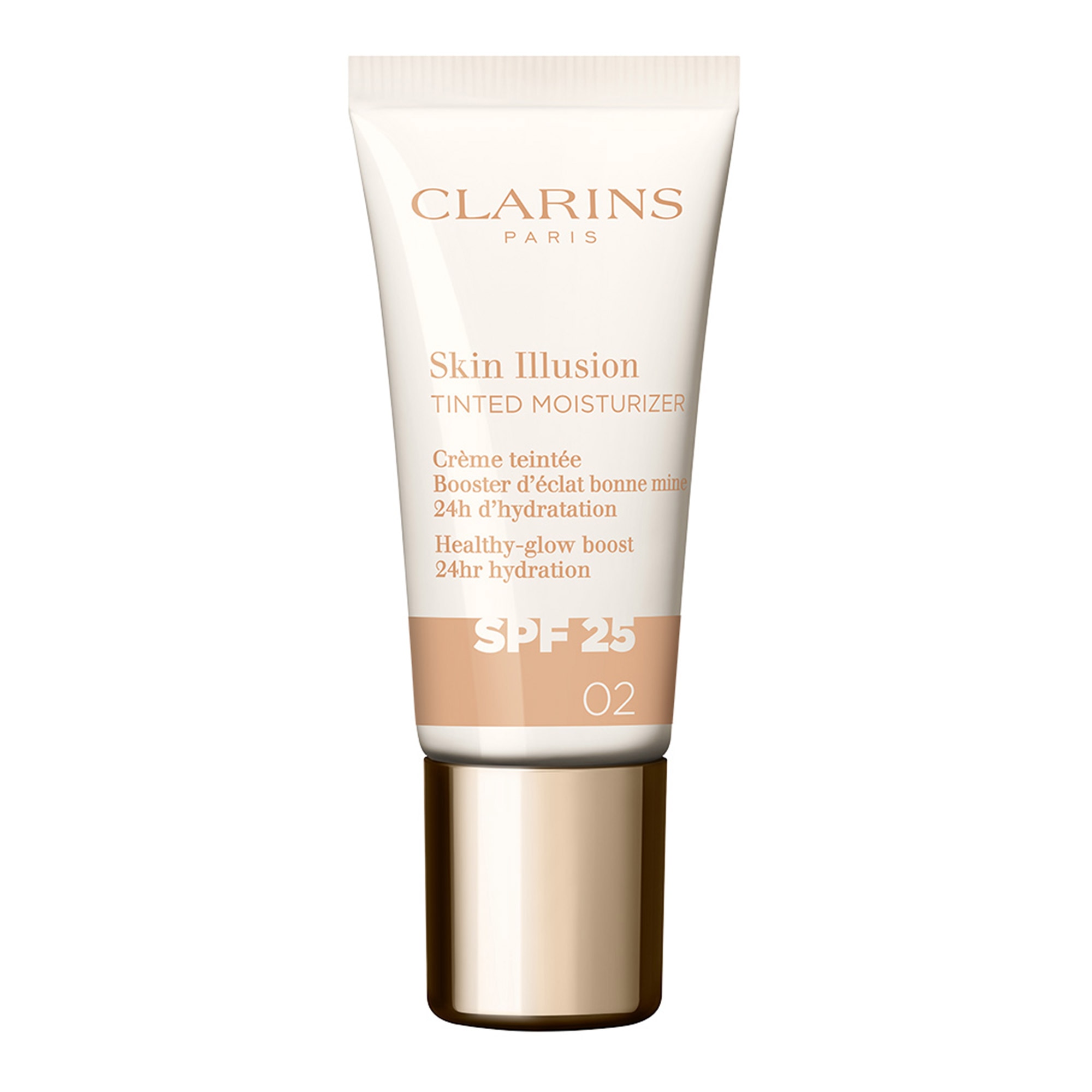 Clarins - Cremes Teintees - Skin Illusion Tinted Moisturizer Spf25 - Crème Teintée Booster D'éclat - [2]refs!d3