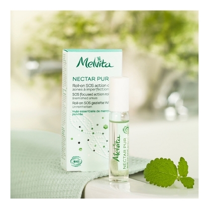 5ML MELVITA NECTAR PUR Roll on purifiant SOS imperfections  1 of 3 