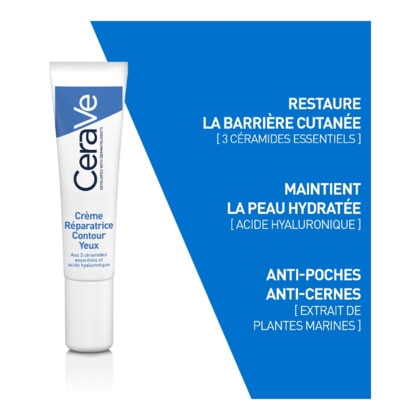 15ML CERAVE CERAVE Crème hydratante contour des yeux à l'acide hyaluronique  1 of 4 