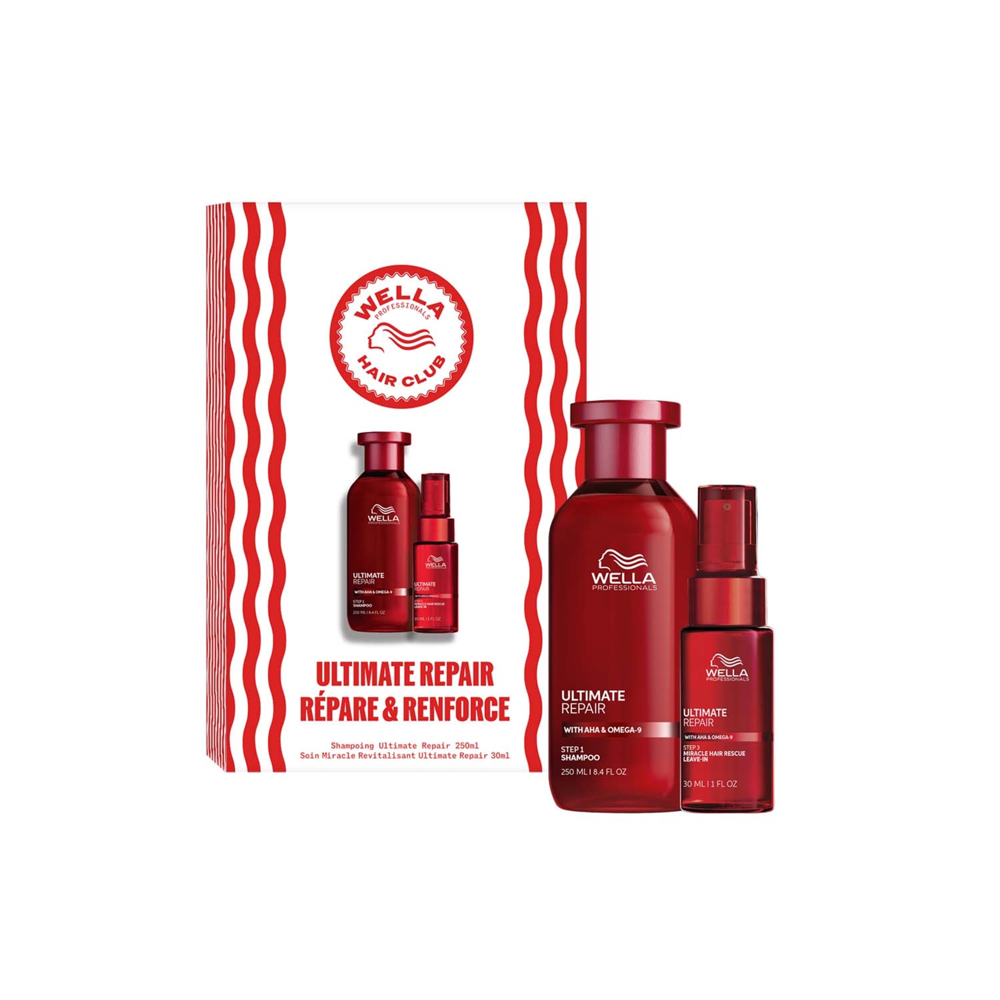 Wella Professionals - Ultimate Repair - Coffret - Shampoing + Soin Miracle Revitalisant