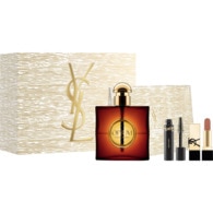  Yves Saint Laurent OPIUM Coffret eau de parfum + mini lash clash + mini rouge pur couture + pochette  1 of 2 