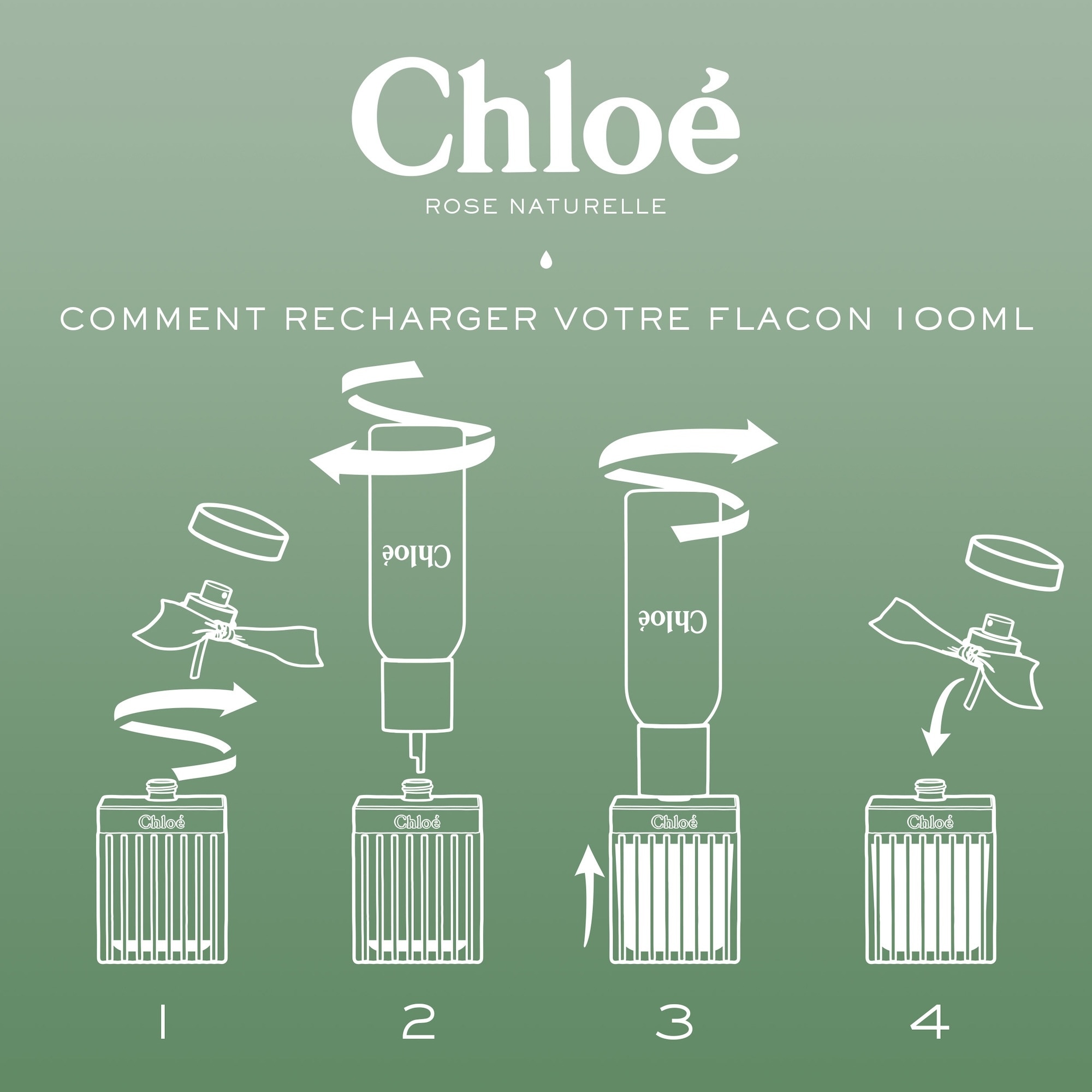 100ML CHLOE CHLOE ROSE NATURELLE Eau de parfum naturelle 1 of 4