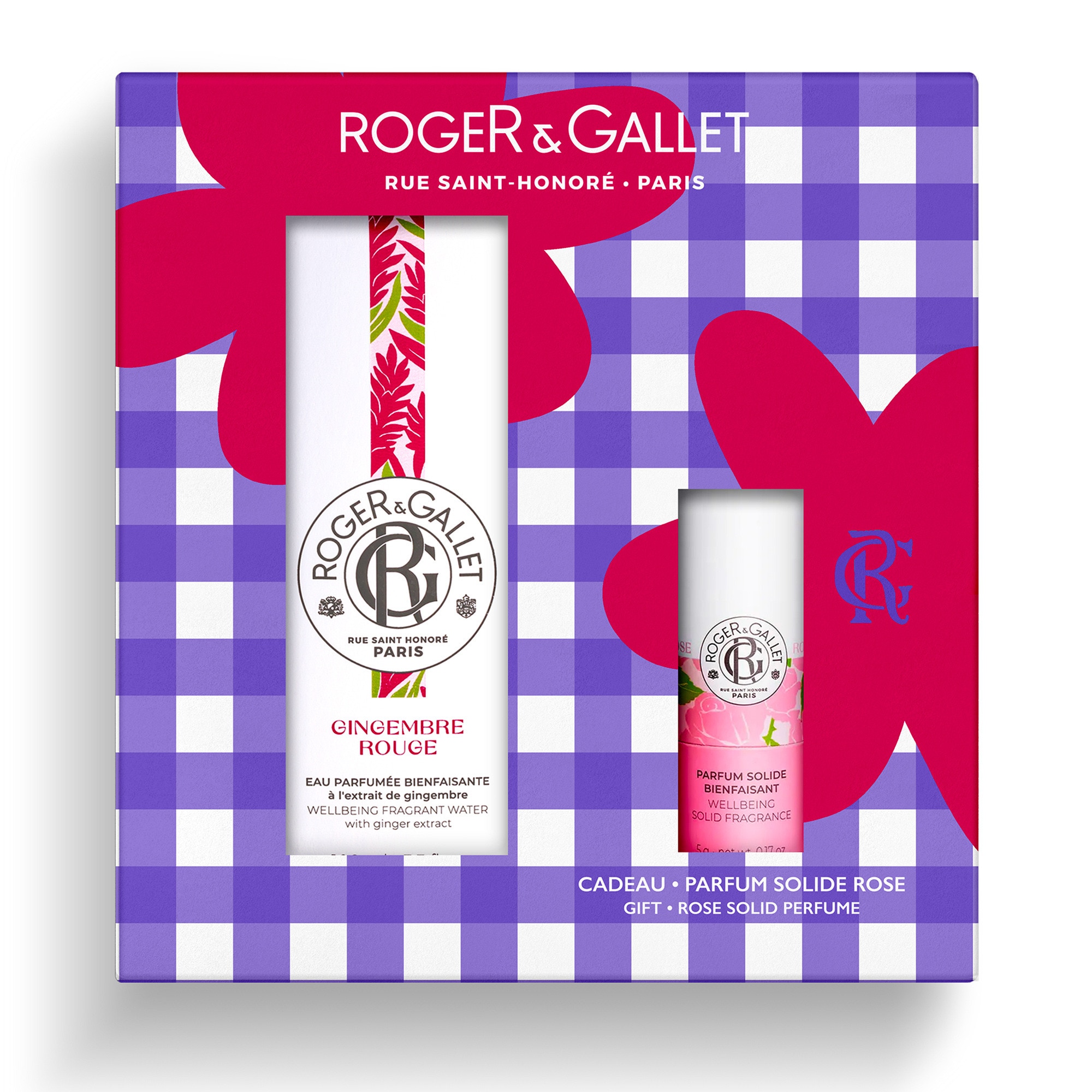  Roger & Gallet COFFRET Coffret - eau parfumée bienfaisante et parfum solide  Coffret - eau parfumée bienfaisante et parfum solide