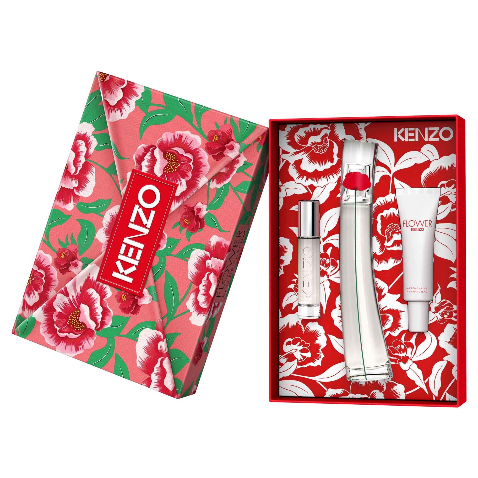 Coffret - eau de parfum + vaporisateur de voyage + crème mains