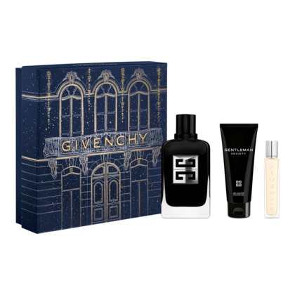  GIVENCHY GENTLEMAN SOCIETY Coffret - eau de parfum + gel douche + vaporisateur de voyage  1 of 4 