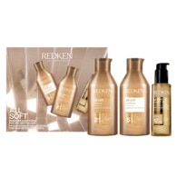  REDKEN ALL SOFT Coffret - shampoing + après-shampoing + huile  