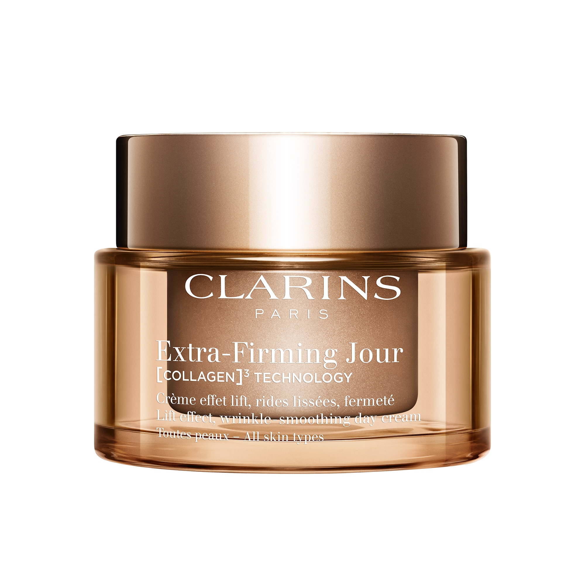 Clarins - Extra-firming - Extra-firming Jour Toutes Peaux Rechargeable - Crème Anti-âge Collagène Fermeté - 50ml