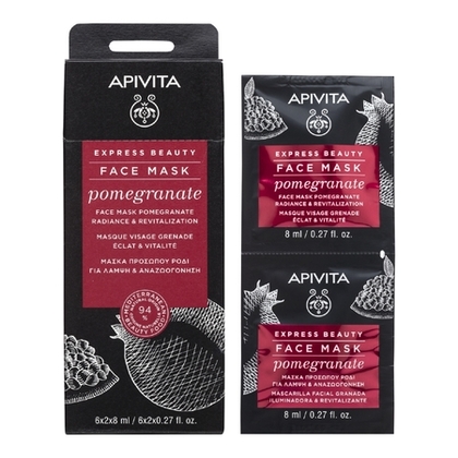 16ML APIVITA EXPRESS BEAUTY Masque visage radiance & vitalité à la grenade  1 of 1 