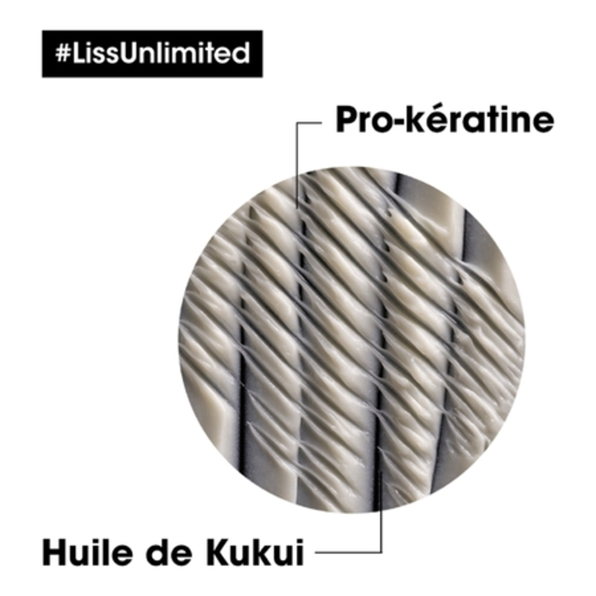 Masque pour cheveux indisciplinés ou lissés