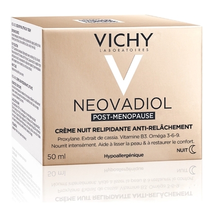 50ML VICHY NEOVADIOL Crème nuit ménopause nourrissante fermeté peaux matures  1 of 2 