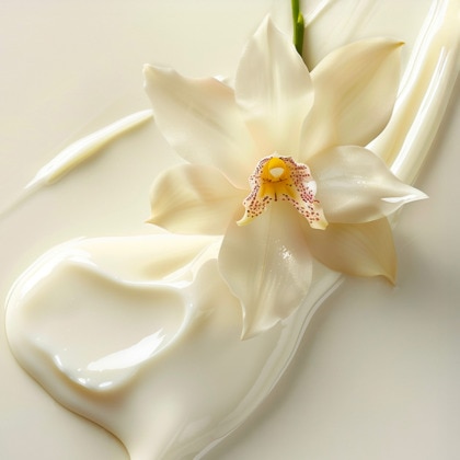 Masque à l'orchidée