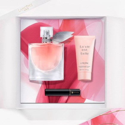  Lancôme LA VIE EST BELLE Coffret eau de parfum + lait pour le corps + mascara  1 of 3 