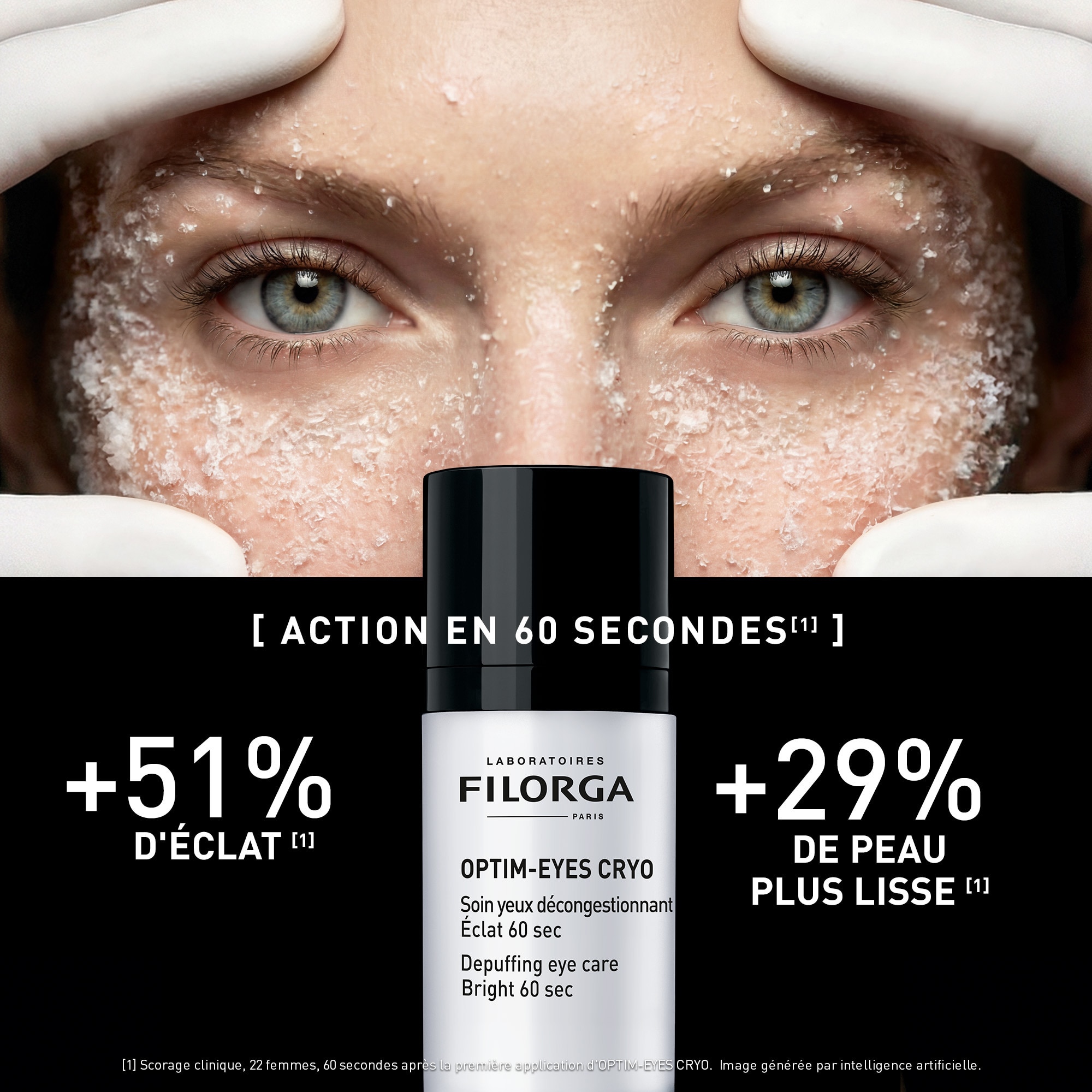 15ML Filorga OPTIM-EYES Soin yeux décongesionnant éclat 60 secondes 1 of 4