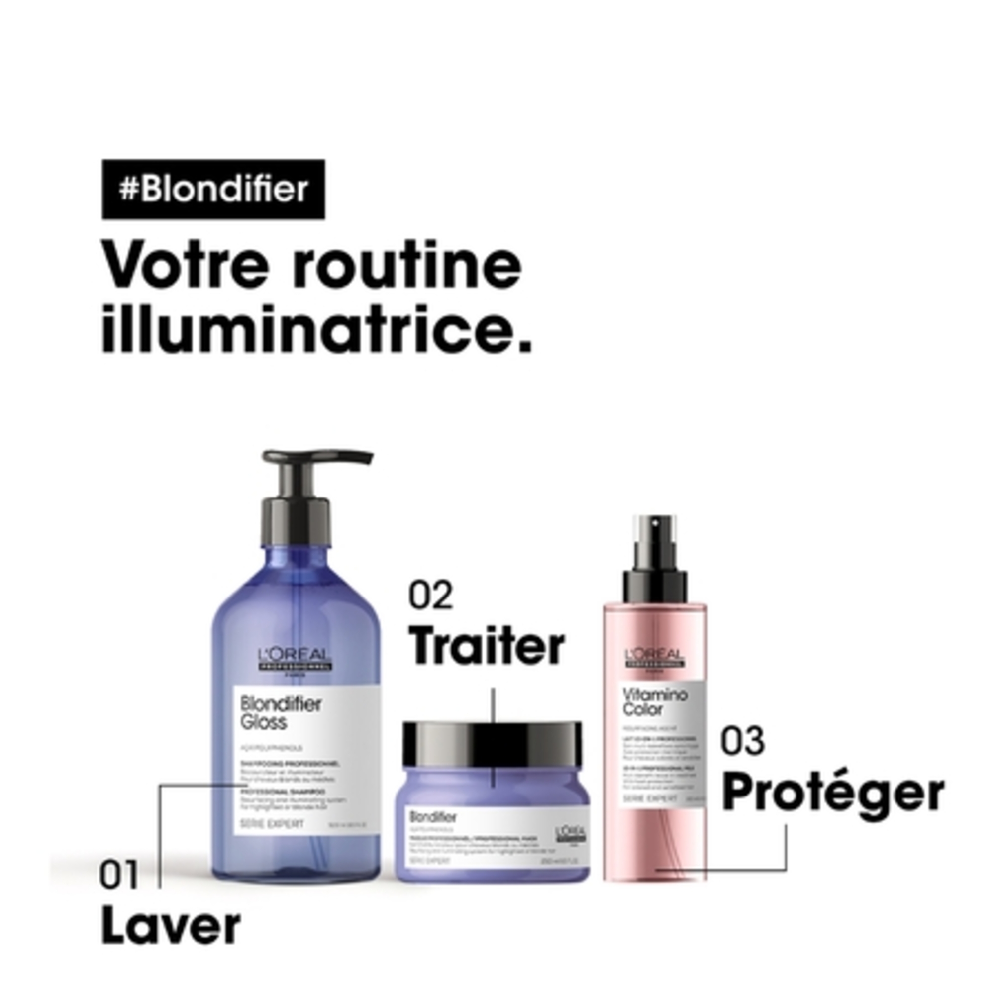 Shampoing illuminateur cheveux blonds