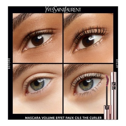  Yves Saint Laurent MASCARA VOLUME EFFET FAUX CILS THE CURLER Mascara Recourbe-cils, Volume et Longueur.  1 of 4 