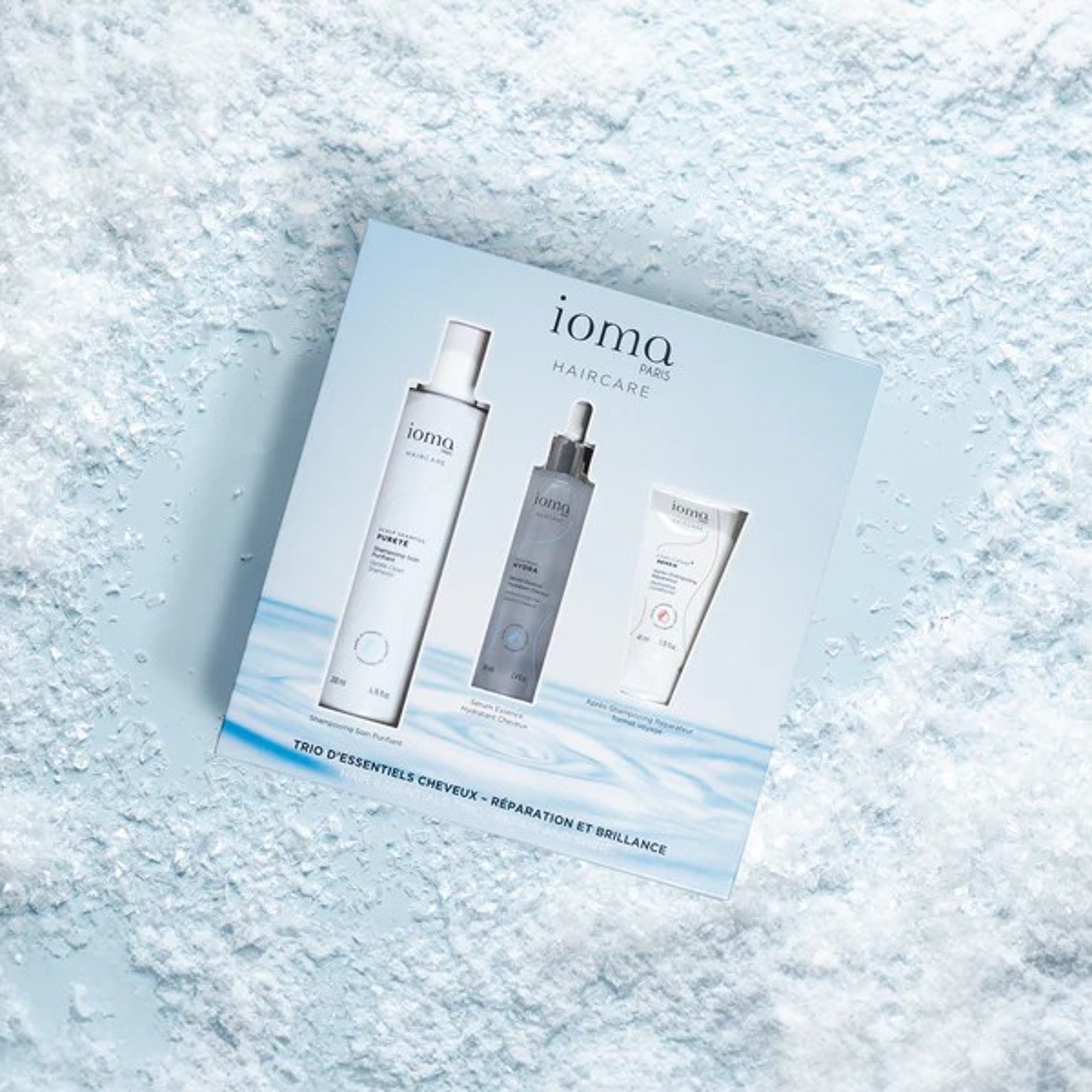 Trio d'essentiels cheveux - réparation et brillance