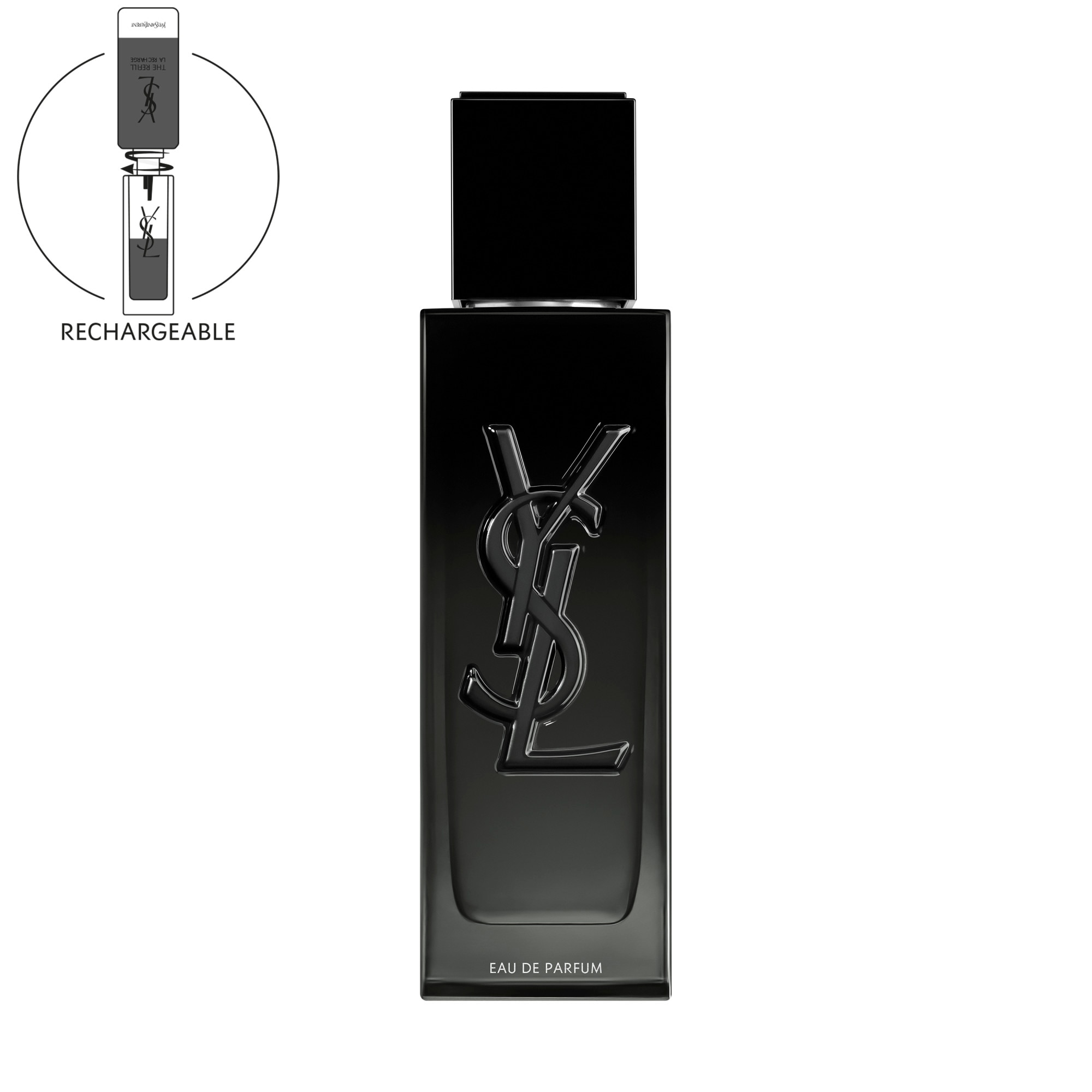 Yves Saint Laurent - Myslf - Eau De Parfum - Rechargeable - 40ml
