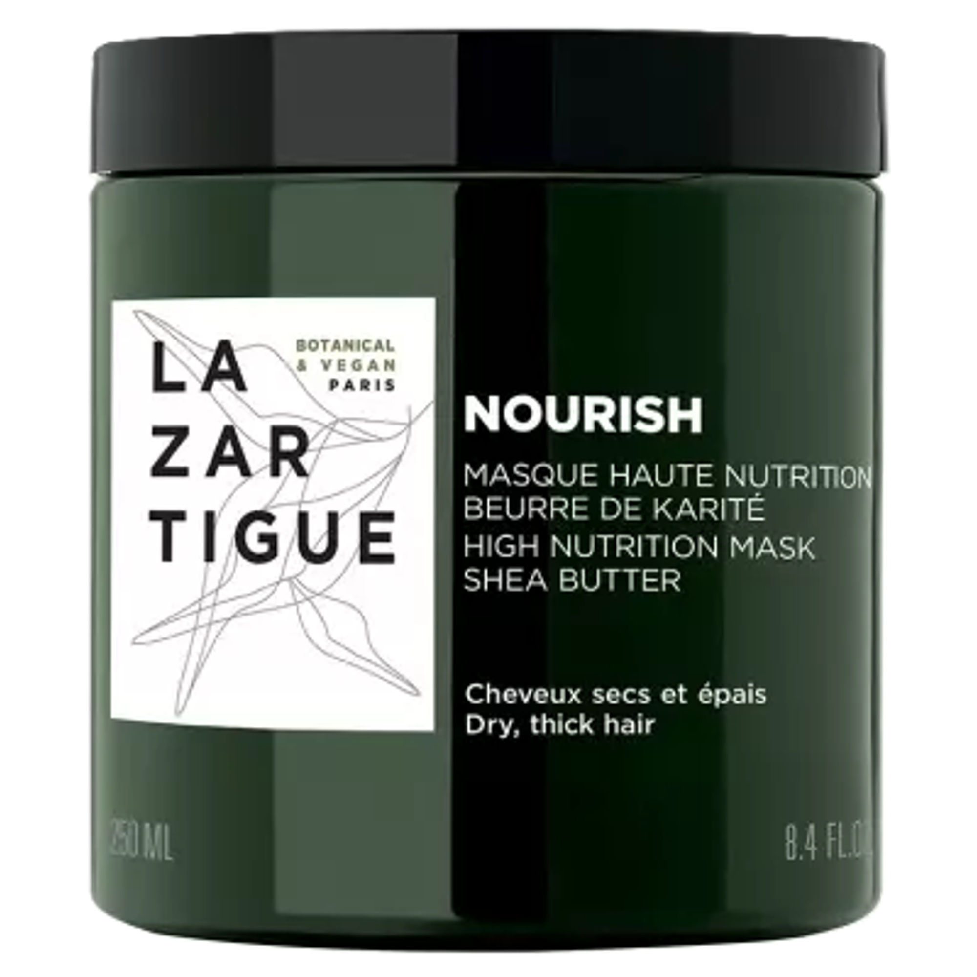 Lazartigue - Nourish Masque - Masque Nutrition Intense Cheveux Secs À Très Secs - 250ml
