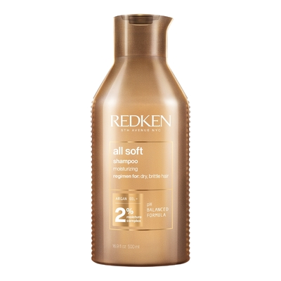 Redken - All Soft - Shampoing Hydratant Cheveux Secs Et Rêches - 300ml