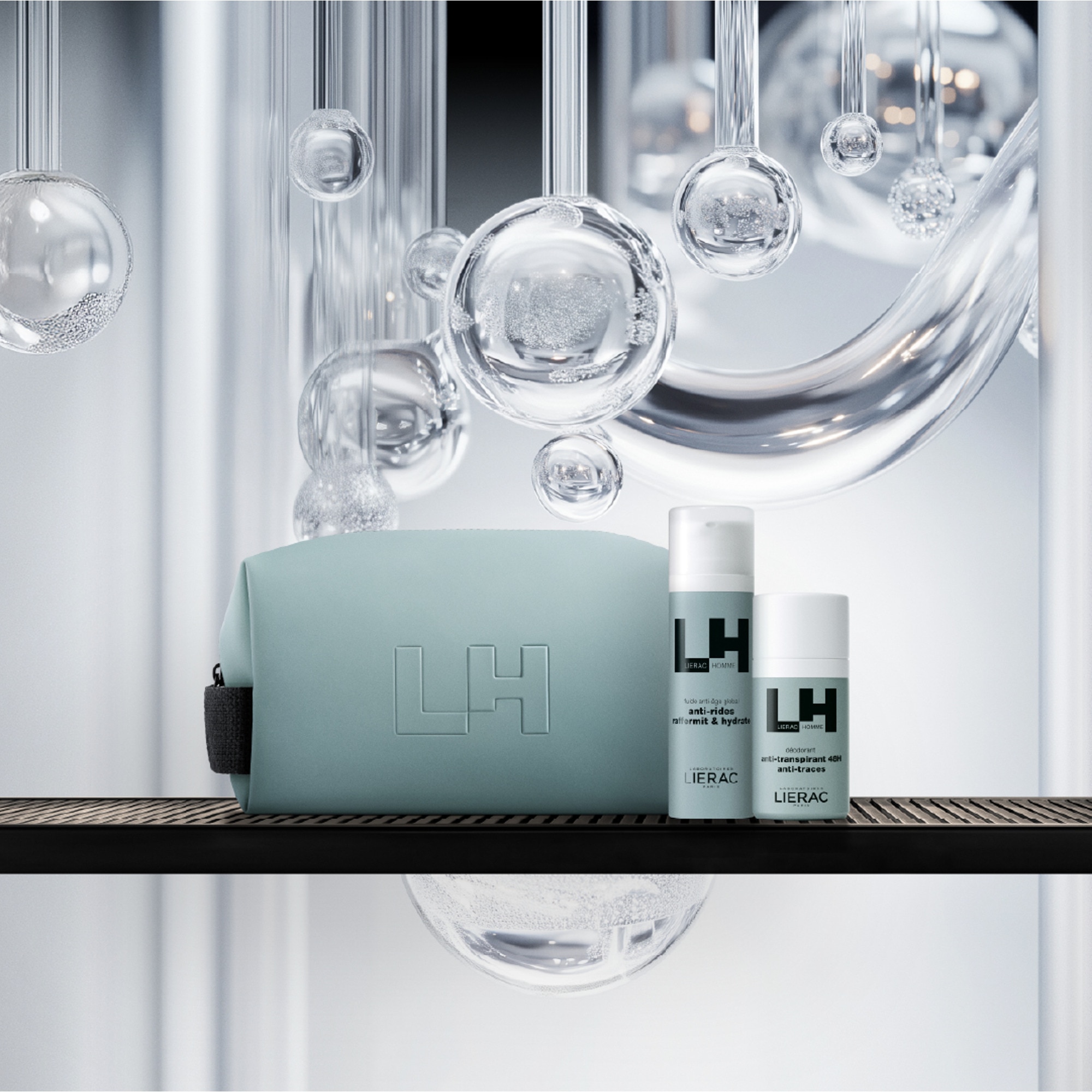 Coffret fluide anti-âge global + déodorant