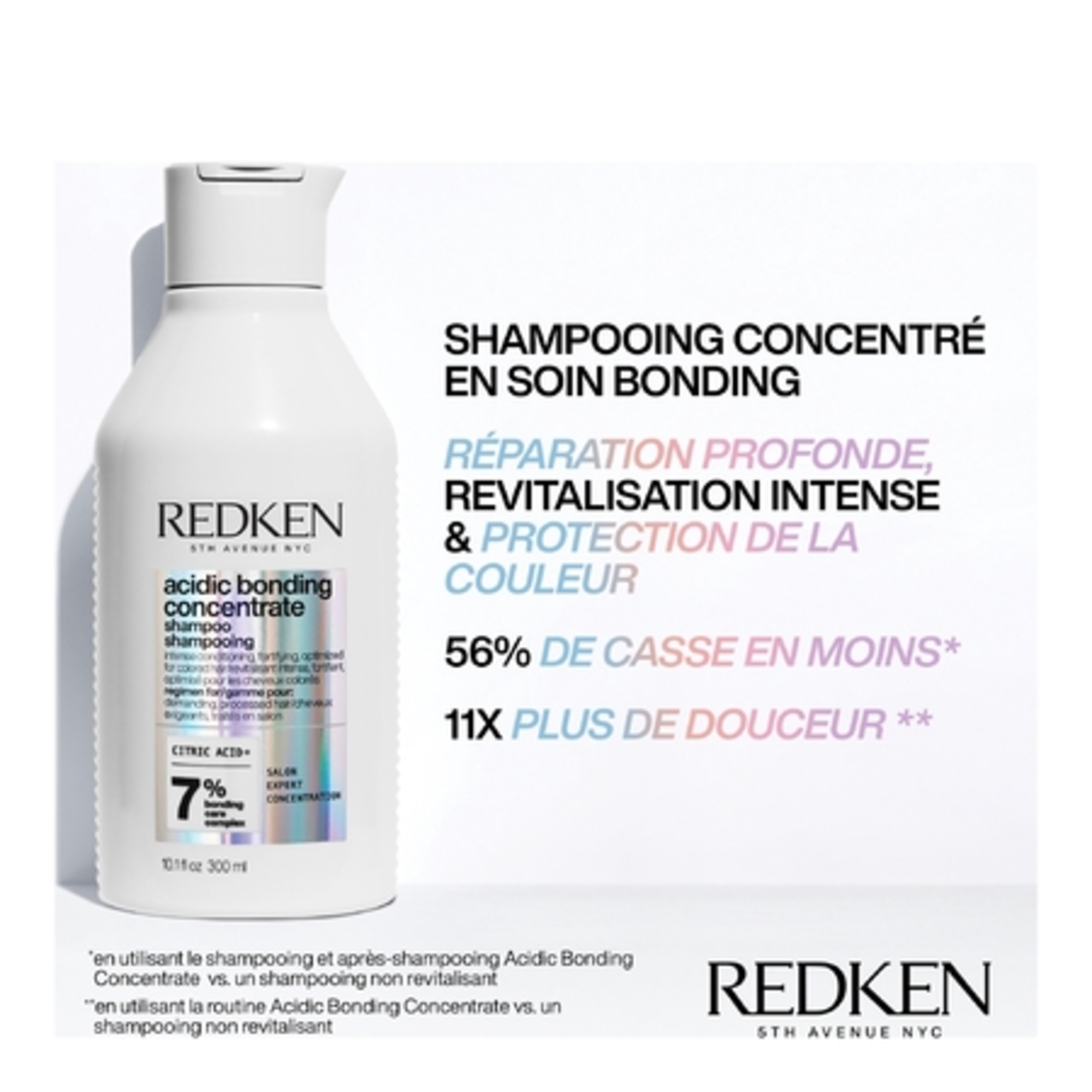 Shampoing concentré en soin bonding tous types et textures de cheveux