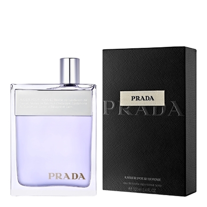 100ML Prada AMBER Eau de toilette intemporelle pour homme fougère ambrée  1 of 4 