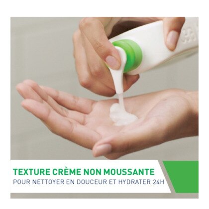 104G CERAVE CRÈME LAVANTE HYDRATANTE Crème lavante hydratante visage & corps peaux sèches à très sèches  1 of 4 