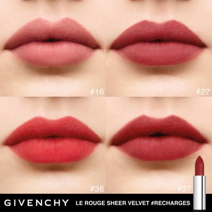  GIVENCHY LE ROUGE SHEER VELVET Rouge à lèvres mat effet floutant - recharge  1 of 4 