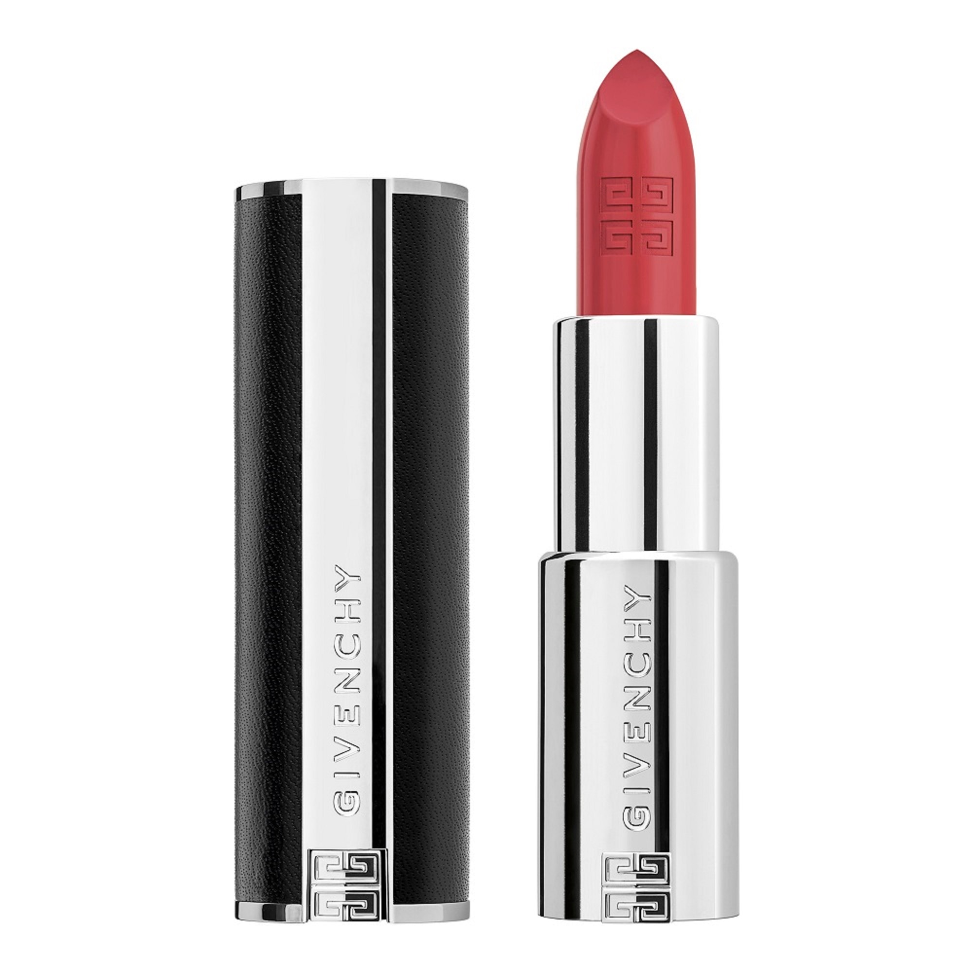 Givenchy - Le Rouge Interdit Intense Silk - Rouge À Lèvres Fini Soyeux Couleur Lumineuse - Rechargeable - 230 - Rose Boisé